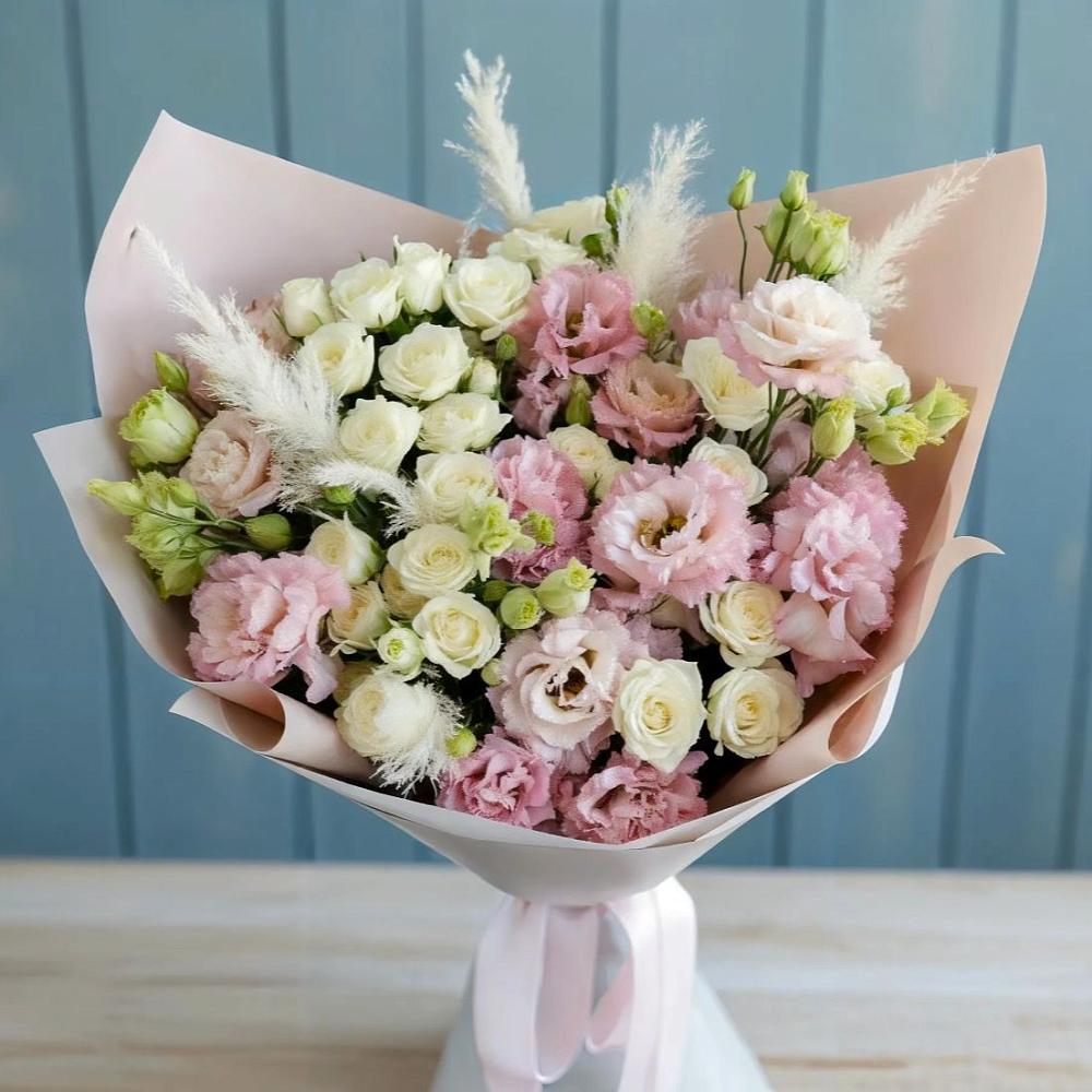 Букет цветов из: Альстромерии и Розы в Энгельсе