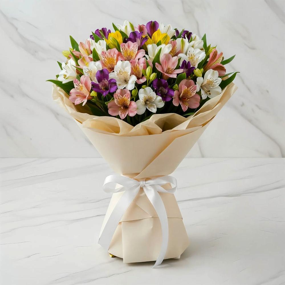 Букет цветов из: Альстромерии в Энгельсе