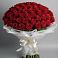Букет 101 Красная роза Блэк Мэджик в Энгельсе