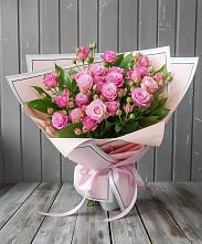 Букет Розовый кустик в Энгельсе