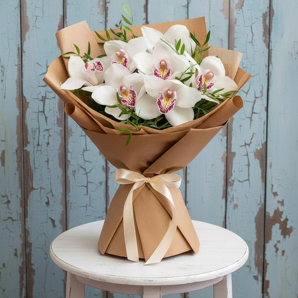 Букет цветов из: Орхидеи и Розы в Энгельсе