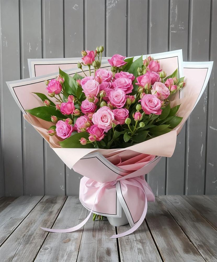 Букет Розовый кустик в Энгельсе