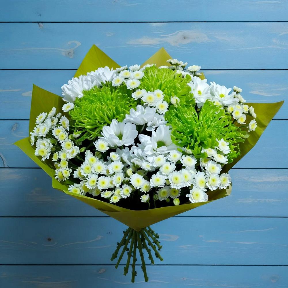 Букет цветов из: Хризантемы в Энгельсе