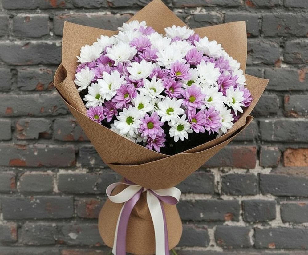 Букет цветов из: Хризантемы в Энгельсе