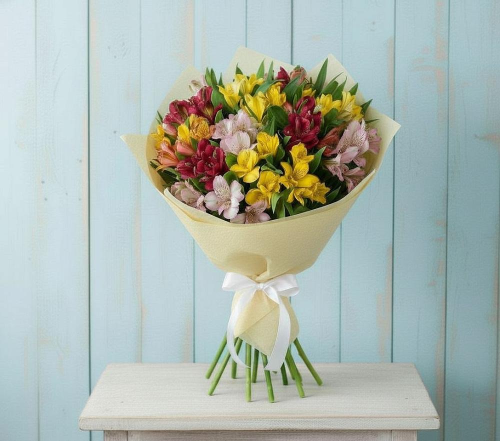 Букет цветов из: Альстромерии в Энгельсе