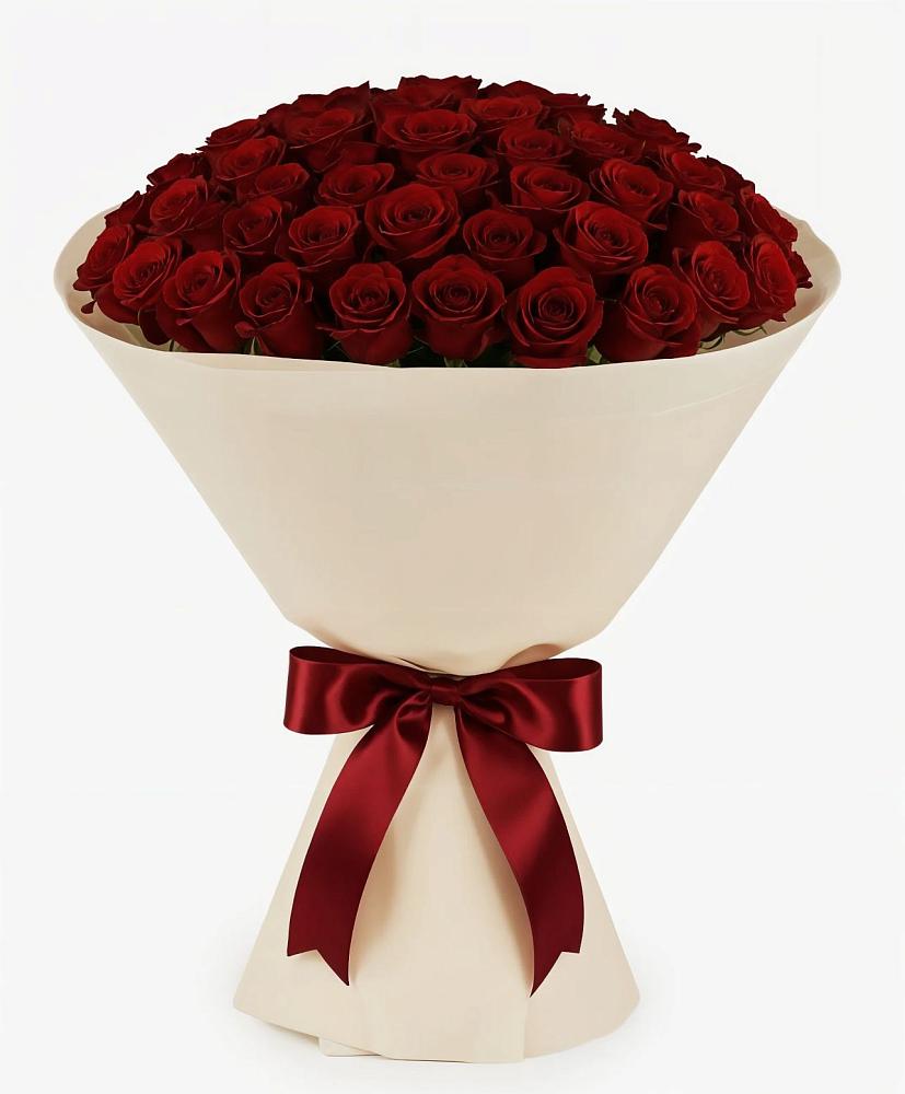 Букет 101 Бордовая роза Блэк Бакарра в Энгельсе